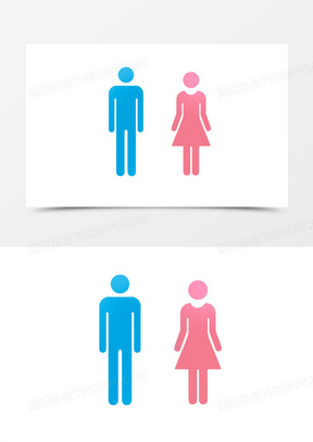 男女箭头符号图案大全_熊猫办公