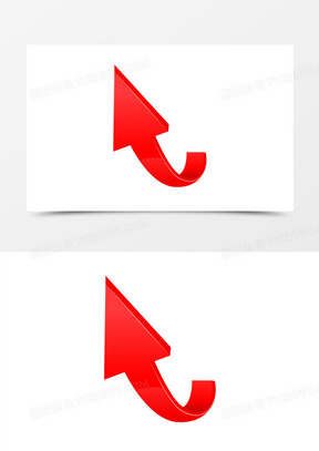 箭头上升图片素材