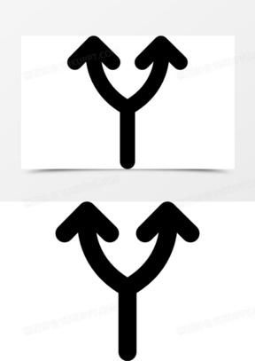 分箭头图片素材