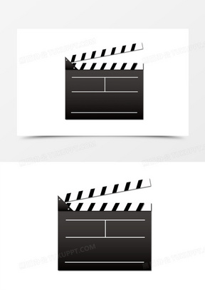 矢量电影框电影转场素材