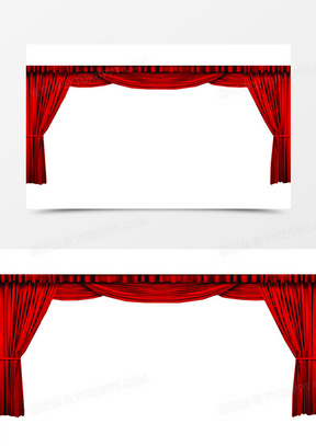豪华舞台布帘