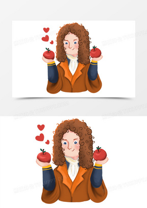 手绘苹果图片素材