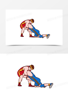 摔跤图片素材