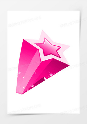 粉色星星图片素材