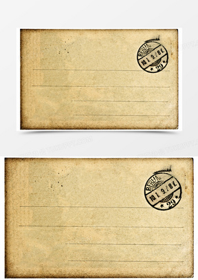 信件边框图片素材