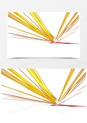黄色直线速度光线