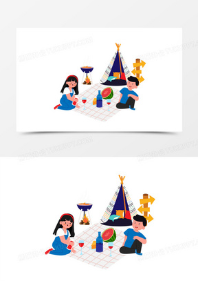 卡通桌布图片素材