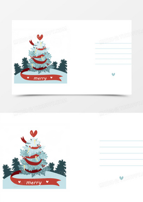 明信片格式模板图片