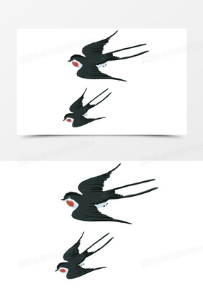 卡通燕子图片素材