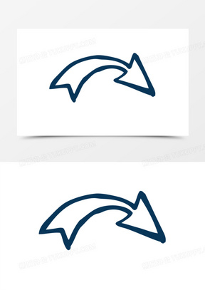 转弯箭头图片素材