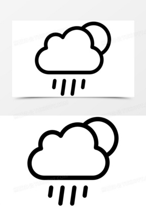 阵雨的天气符号怎么画今日情况
