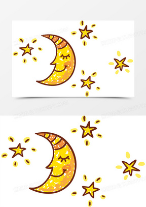 卡通月亮图片大全唯美大图高清