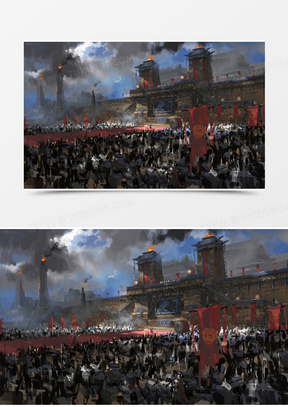 00室外原始战车烽火00黑色炫酷战斗烽火11烽火战士海报背景90烽火狼烟