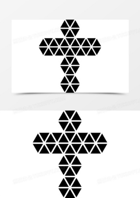 多边形横小三角形图标