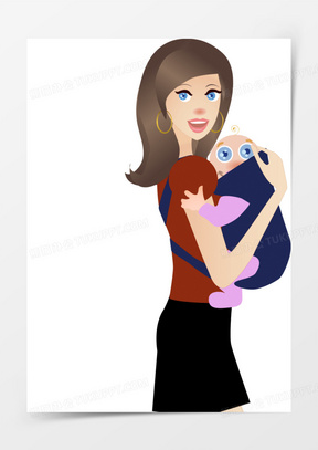 抱婴儿图片素材