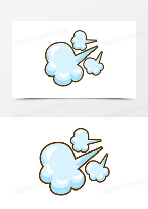 白色卡通图片素材