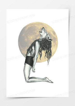 动漫狼头图片头像