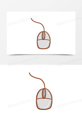 卡通手绘鼠标元素