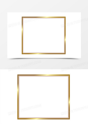 43412金色金属边框分界210350金属质感花纹边框相框101511金属边框