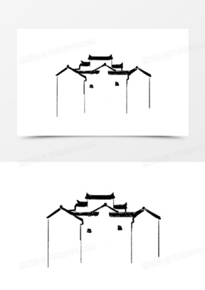 烟雨江南水墨画图片