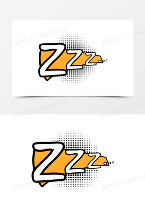 睡觉zzz图片素材