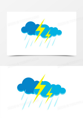 打雷闪电图片素材