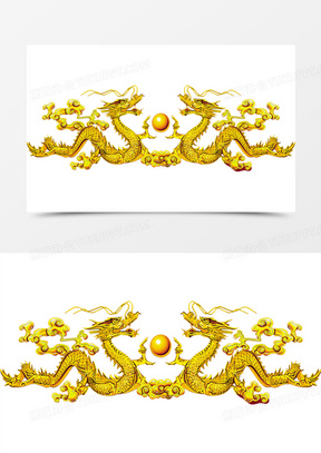 双龙图片素材