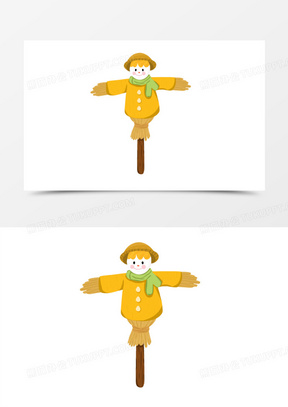 稻草人图片素材