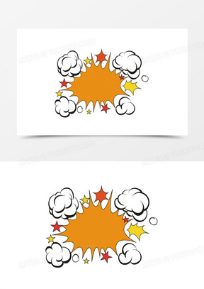 矢量橙色爆炸烟雾劲爆 标签380劲爆价格图标10特价惊爆价标签单571