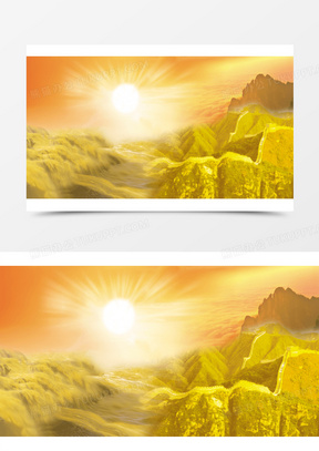 金色太阳图片素材