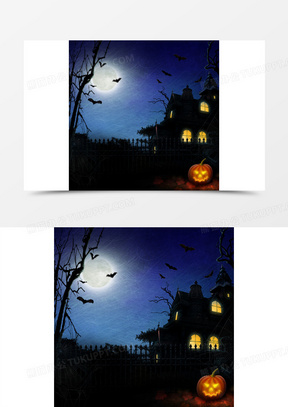 万圣节月圆之夜