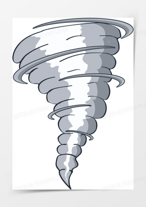 天气台风图片图画简单