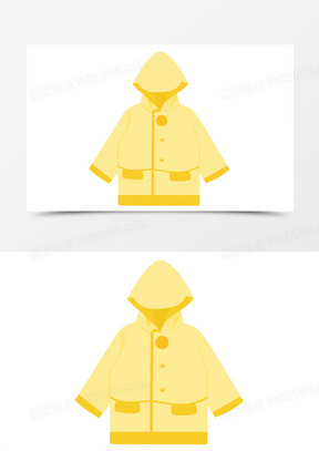 卡通雨衣图片素材