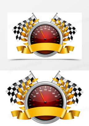 卡通手绘速度表