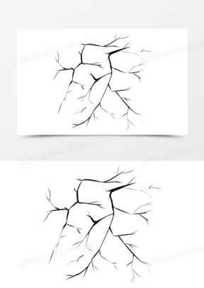 墙裂缝图片素材