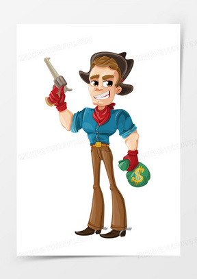 西部牛仔图片素材