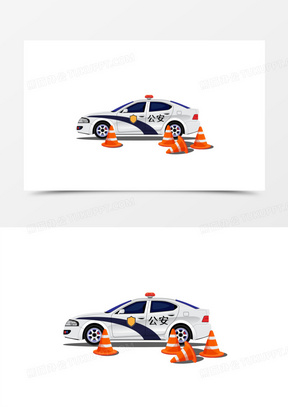 警车图片素材