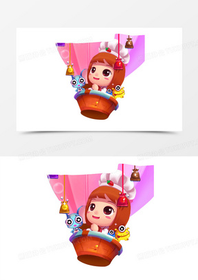 坐热气球图片素材