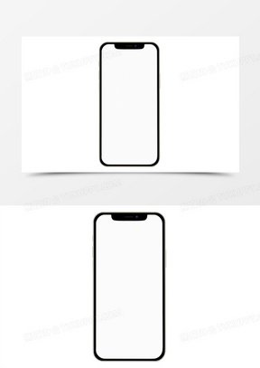 苹果12手机边框免抠素材