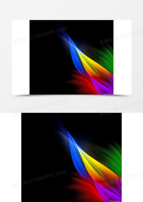 黑与彩色的强烈对比