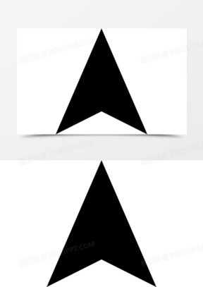 三角形箭头环绕标志图片