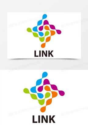 放射logo设计矢量素材