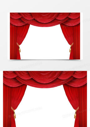拉开帷幕图片素材