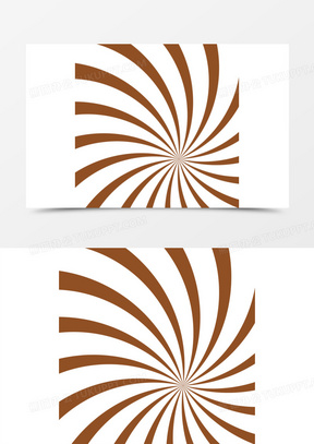 矢量手绘旋转扭曲放射线条