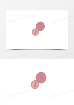 卡通硬币图片素材