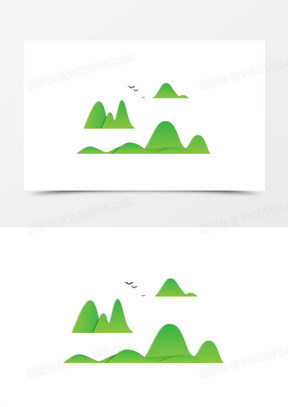 有山有大雁的logo图片