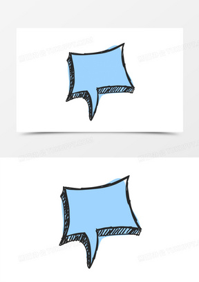 漫画风格放射红黑背景素材68411款漫画风格语言气泡贴纸矢量图免费