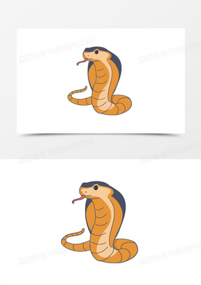 蛇卡通图片素材