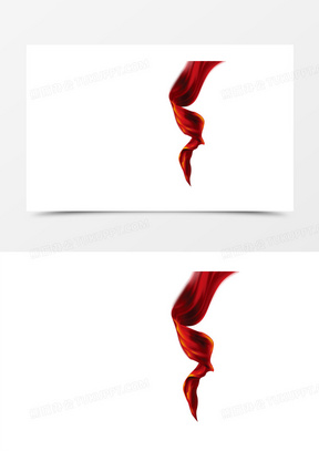 红彩带图片素材
