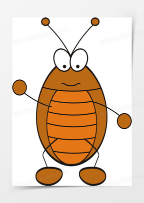 1660蟑螂小强素材